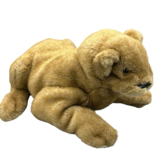 FOLKMANIS LION CUB HAND PUPPET PLUSH TOY VINTAGE COLLECTIBLE NEW WITH TAGS - Picture 5 of 11